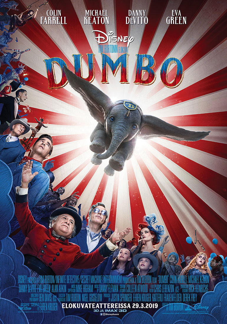 Dumbo elokuva Kangasala-talon K-Kinossa.