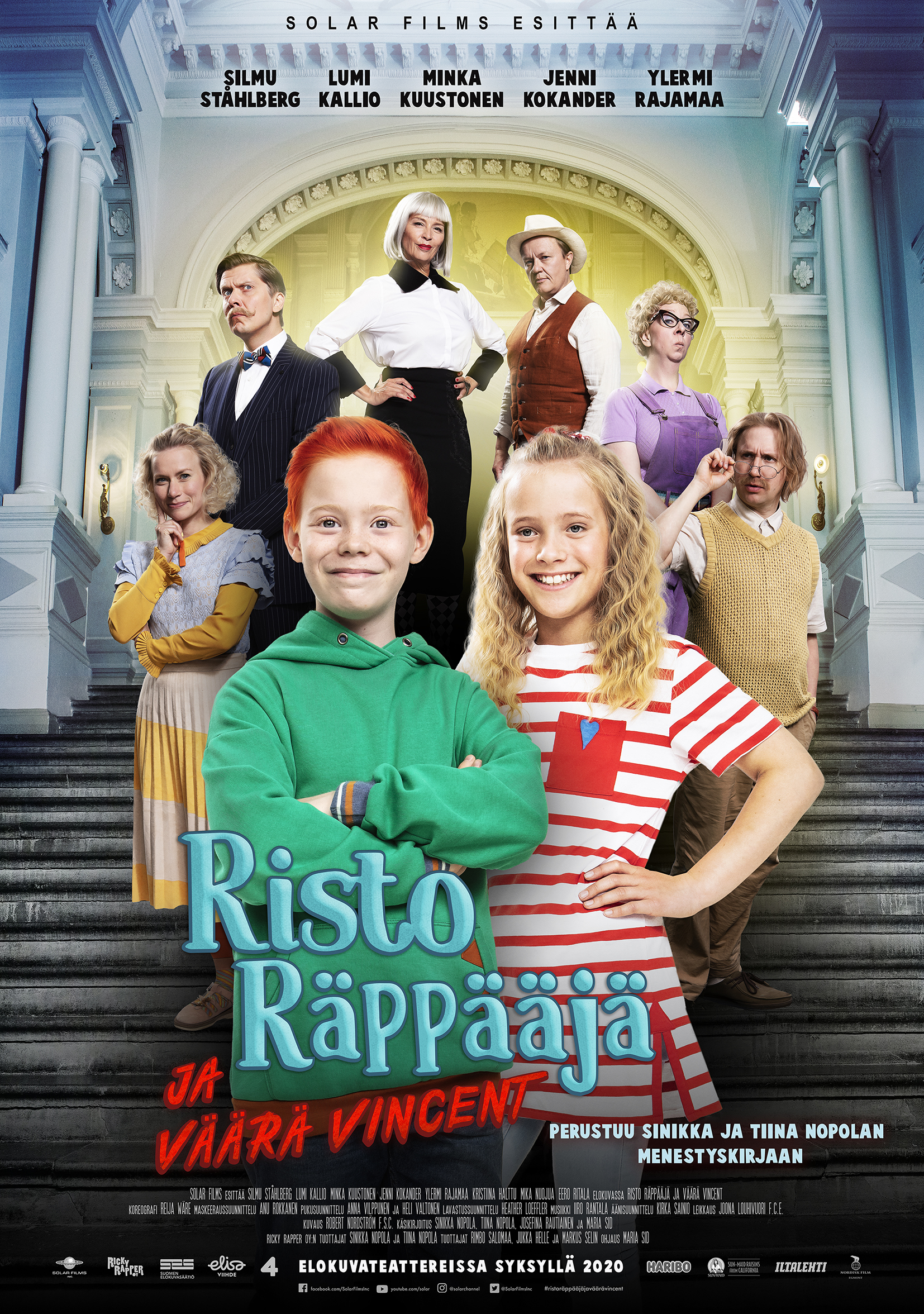 Koko perheen elokuva Risto Räppääjä ja väärä Vincent Kangasala-talon K-Kinossa lokakuussa 2020.