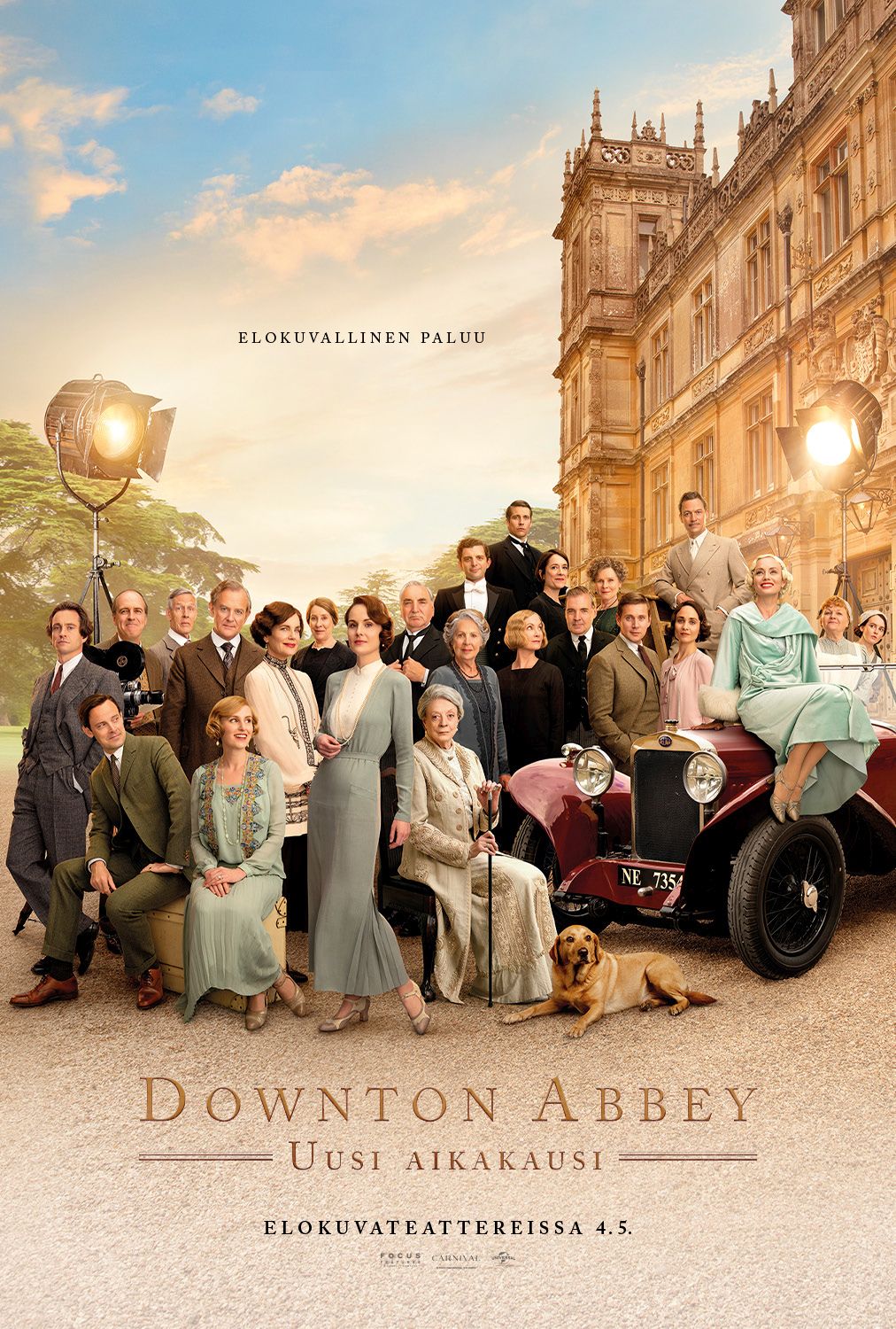 Downton Abbey: Uusi aikakausi -elokuva Kangasala-talon K-Kinossa toukokuussa 2022.