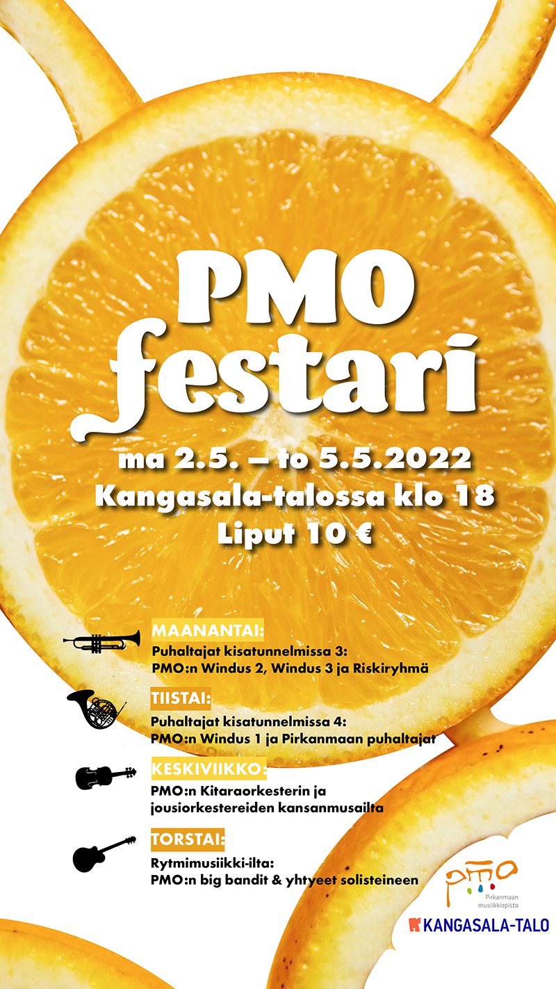 PMO-festari Kangasala-talossa 2.-5.5.2022.