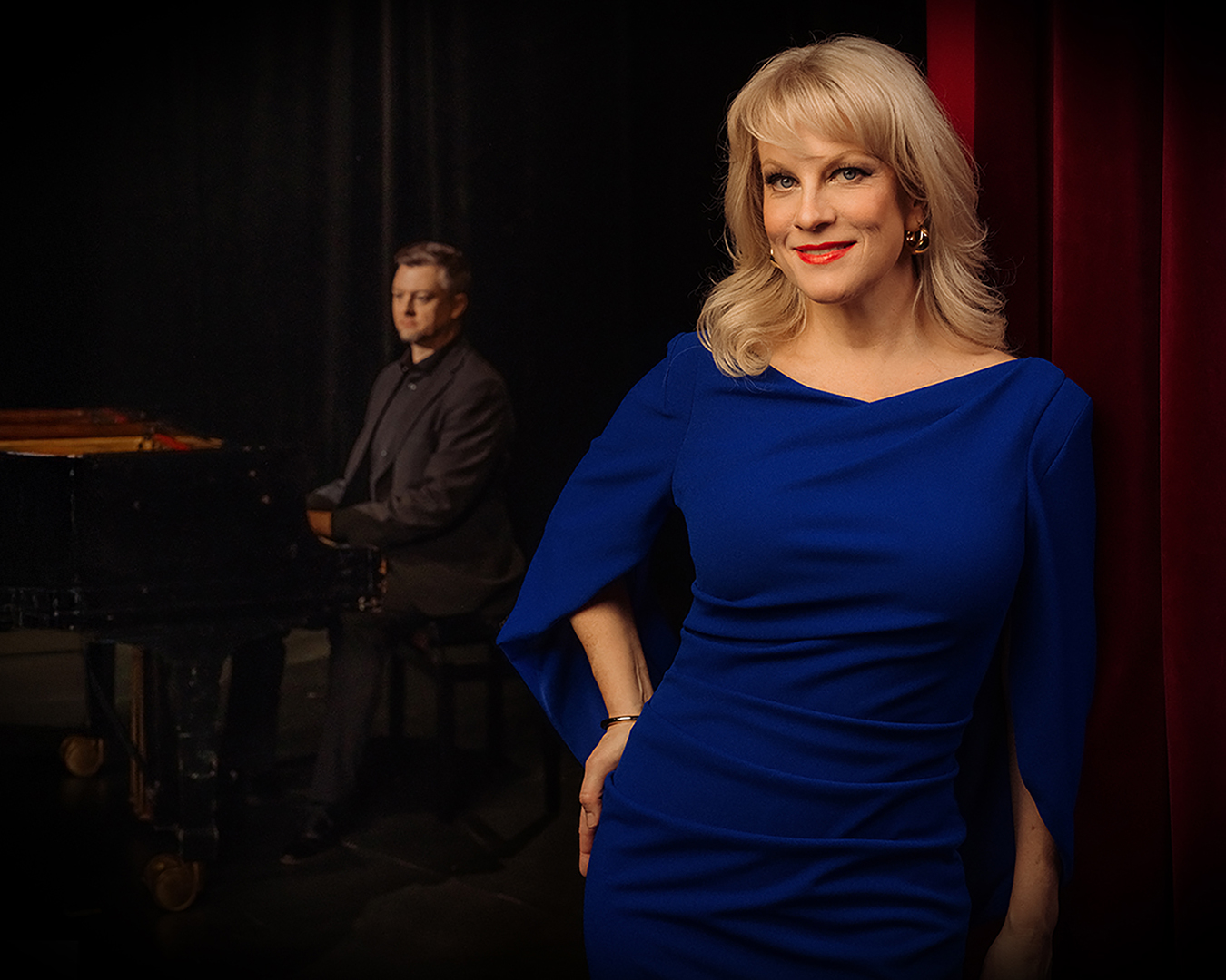 Koe Laura Voutilainen ensi kertaa livenä Kangasala-talossa lauantaina 18.4.2026! Illan aikana kuullaan rakastetuimpia hittejä ja uusia sävelmiä Pete Nikkisen säestyksellä.