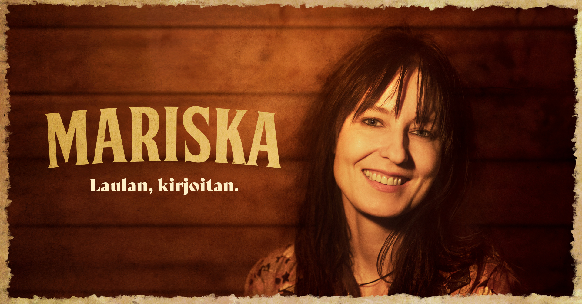 Palkittu lauluntekijä Mariska saapuu Kangasala-taloon 2.10.2026 tunnelmallisella konsertilla, jossa kuullaan hänen rakastetuimpia tekstejään ja omia hittejään.