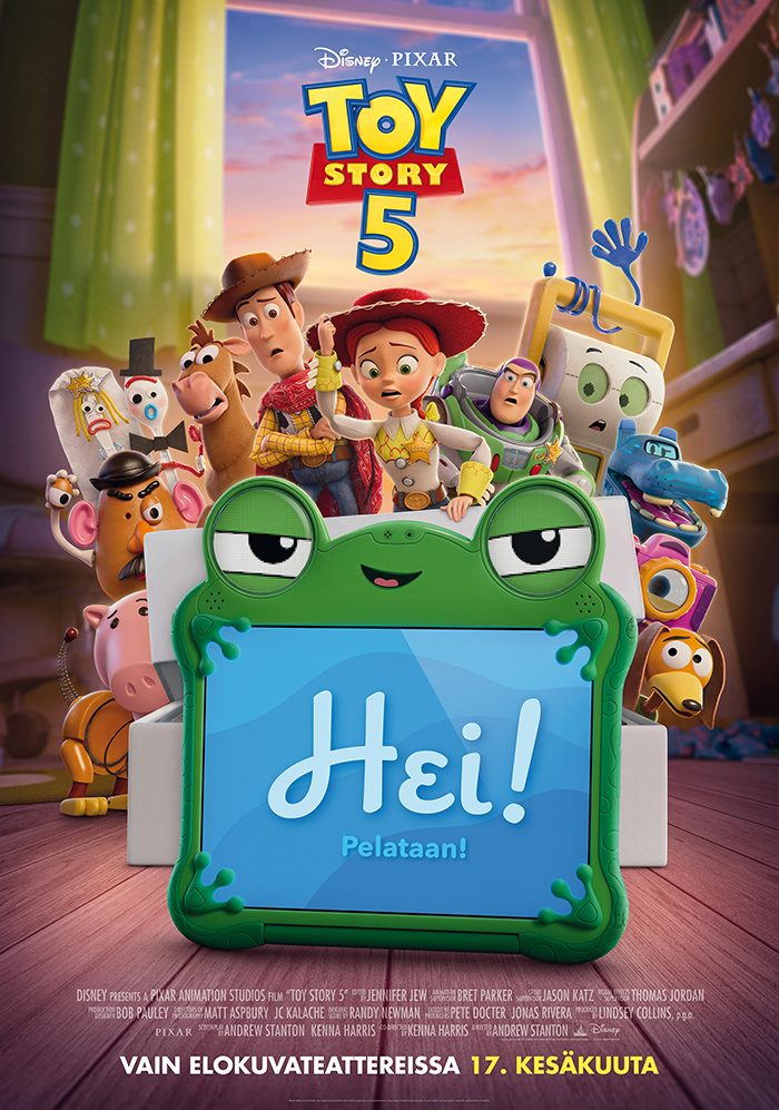 Disneyn ja Pixarin koko perheen animaatioelokuva Toy Story 5 Kangasala-talon K-Kinossa kesä-heinäkuussa 2026.